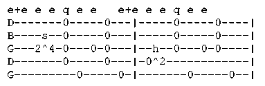 third string slide tab